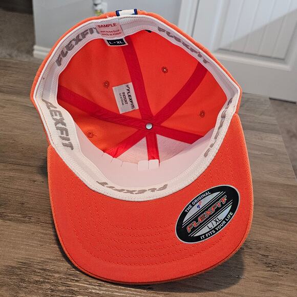 Vtg University of Florida Gators Fitted Flat Bill Hat Cap Orange UF L/XL NCAA - Picture 8 of 11